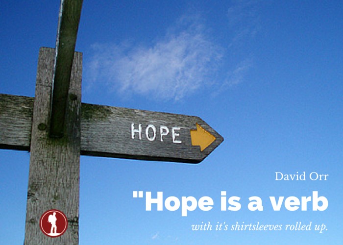 hope is a verb
