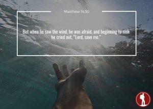 Stepping out of the boat